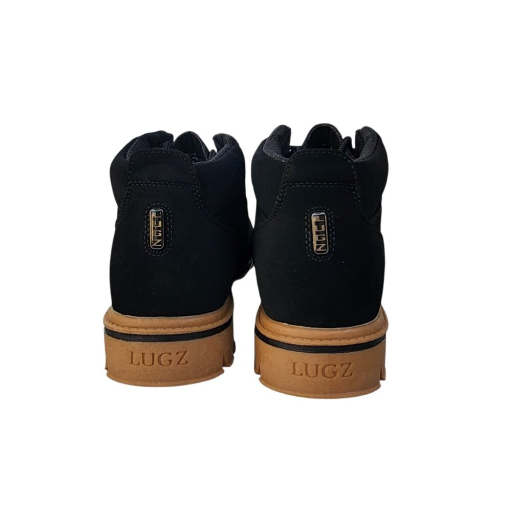 LUGZ Black Fringe Nubuck Chukka Lace Up Boots 13 - Picture 3 of 9